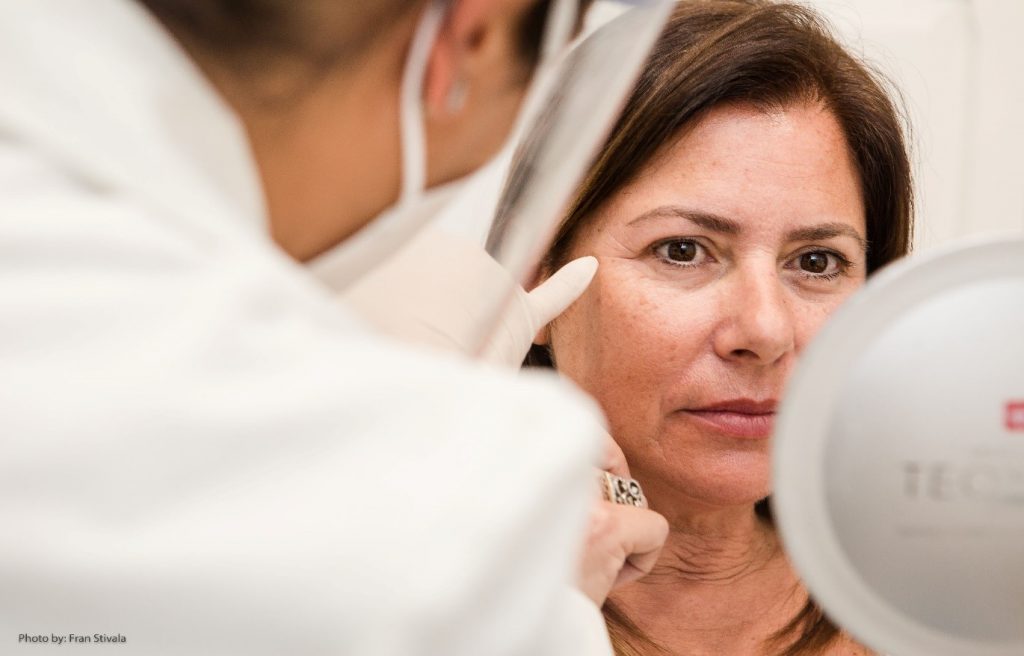 Francesca Fenech during treatment