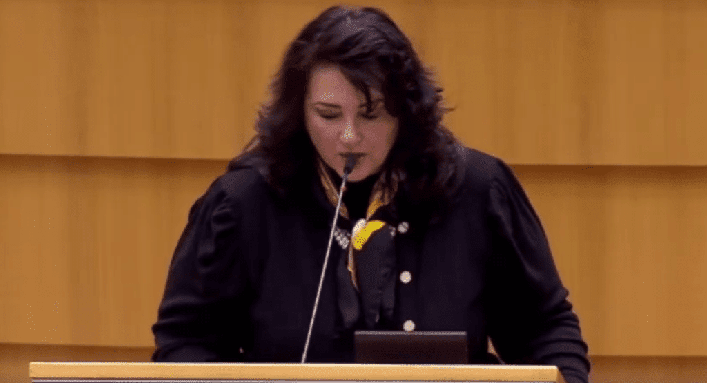 Helena Dalli speech abortion ban Poland