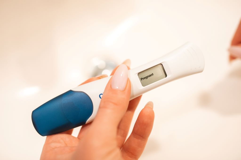 positive pregnancy test