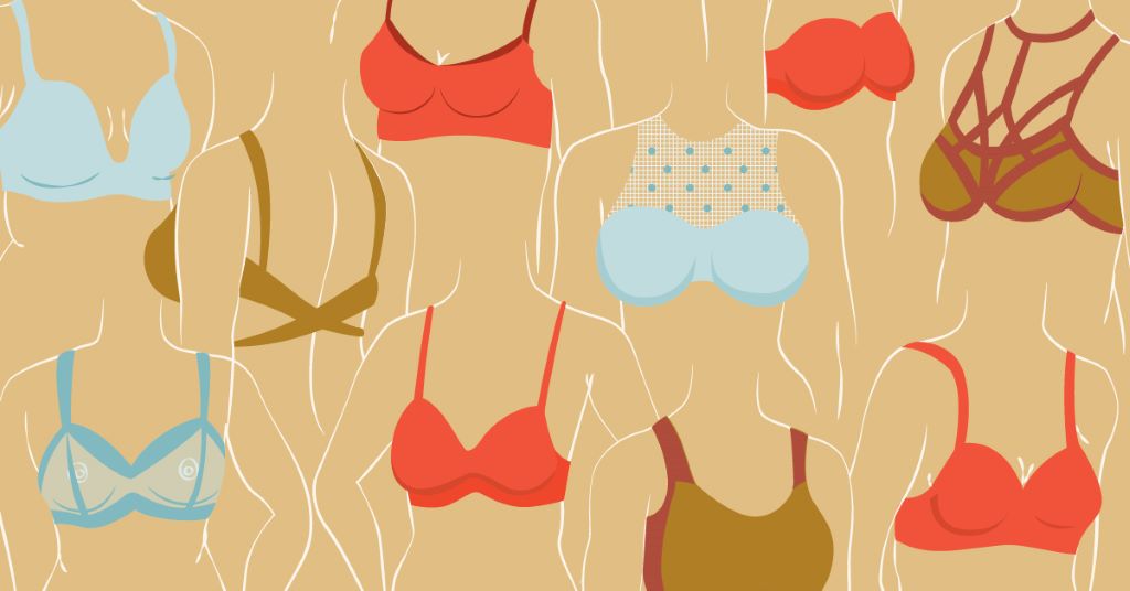 different kinds of bras